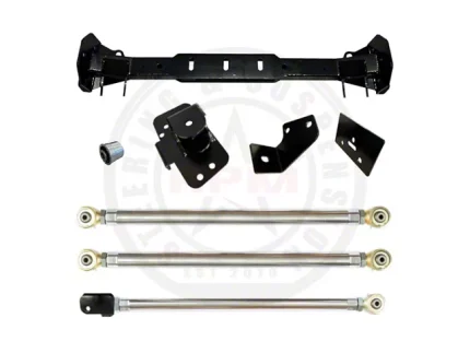 RPM Steering Front 3-Link Long Arm Upgrade Kit with 2.25-Inch Links (18-26 Jeep Wrangler JL w/ Aftermarket Axles, Excluding EcoDiesel)