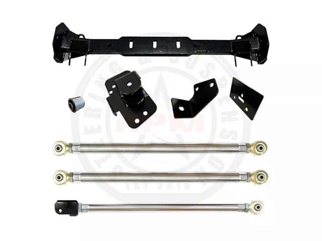 m RPM Steering Front 3-Link Long Arm Upgrade Kit with 2.25-Inch Links (18-26 Jeep Wrangler JL w/ Aftermarket Axles, Excluding EcoDiesel) - Image 1