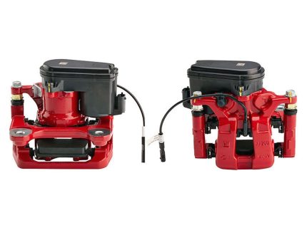 Chevrolet Performance Brembo Rear Brake Calipers Torch Red