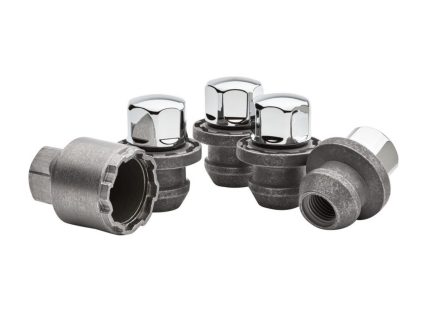Chevrolet Thatcham Anti-Theft Wheel Lock Kit In Chrome Kit Of Four With Key