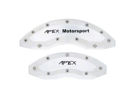 Gen III Brake Caliper Overlays; Raw; Front